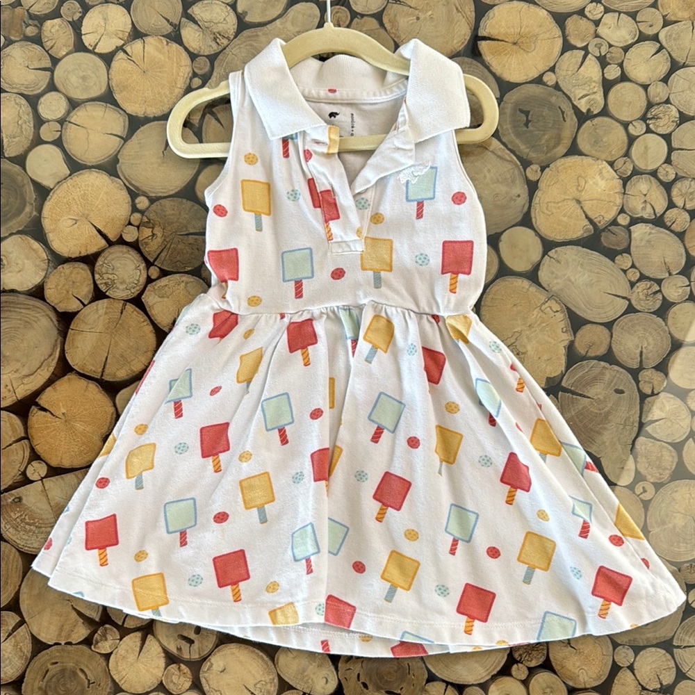 Monica + Andy Casual Sundress with Notched Collar. 3T